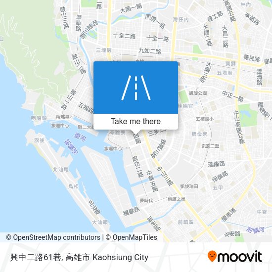 興中二路61巷地圖