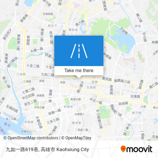 九如一路619巷 map