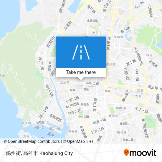 錦州街 map