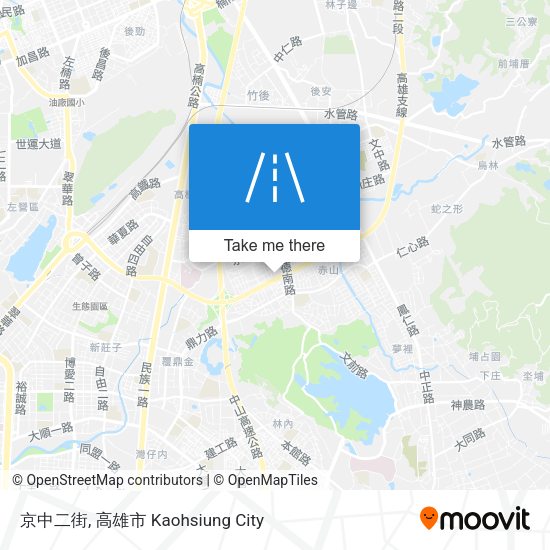 京中二街 map