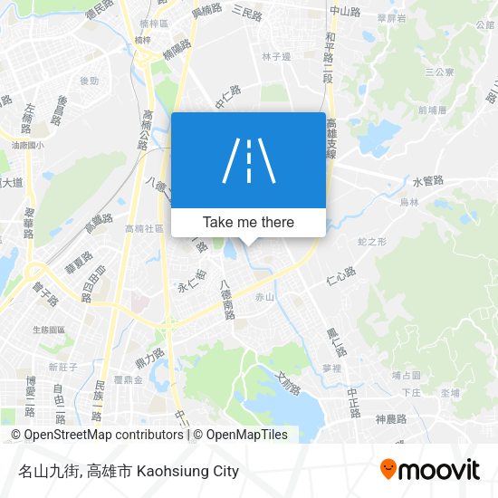 名山九街 map