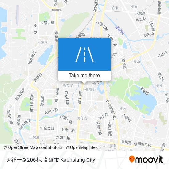 天祥一路206巷 map