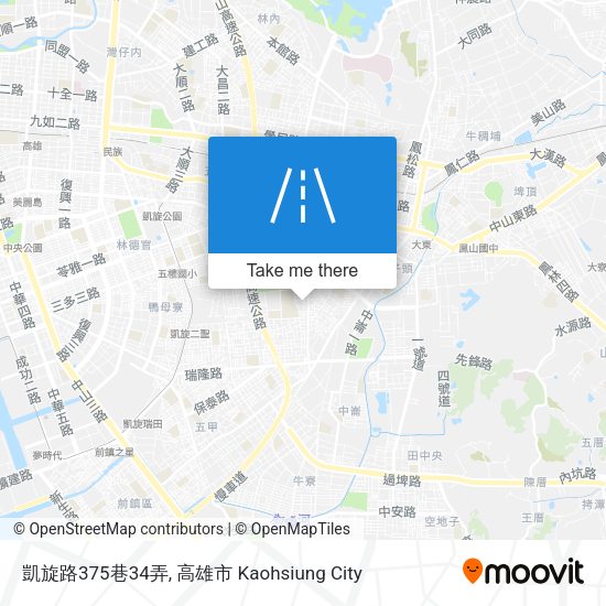 凱旋路375巷34弄地圖
