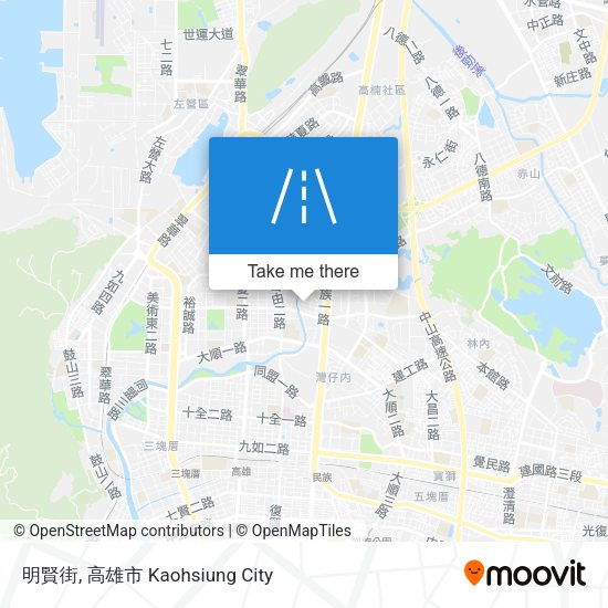 明賢街 map