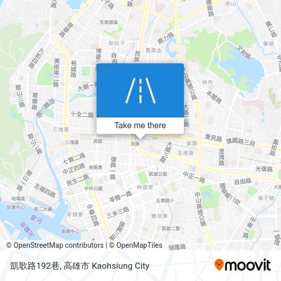 凱歌路192巷地圖