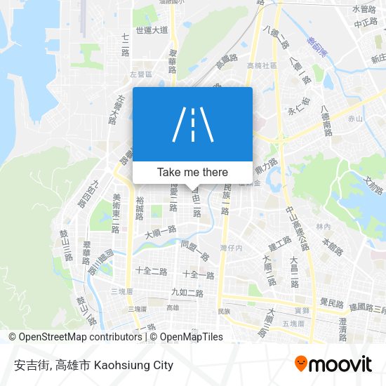 安吉街地圖