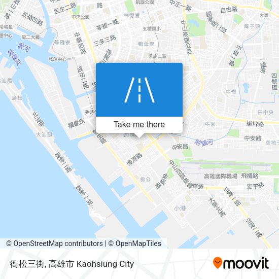 衙松三街 map