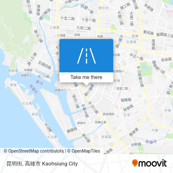 昆明街地圖