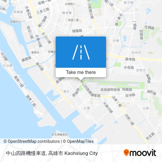 中山四路機慢車道 map