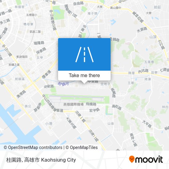 桂園路地圖