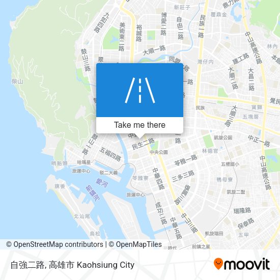 自強二路 map