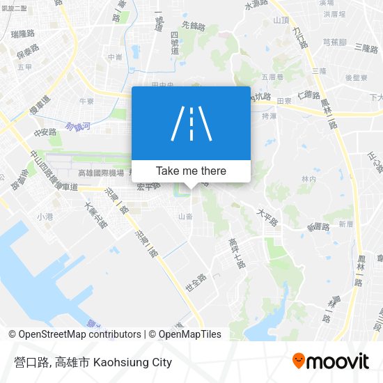 營口路地圖
