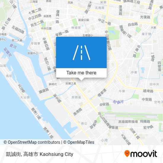 凱誠街 map