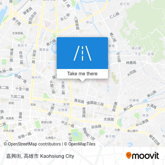 嘉興街地圖
