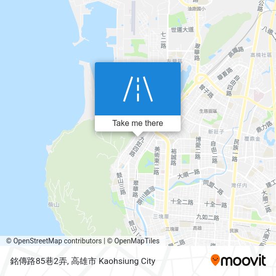 銘傳路85巷2弄地圖
