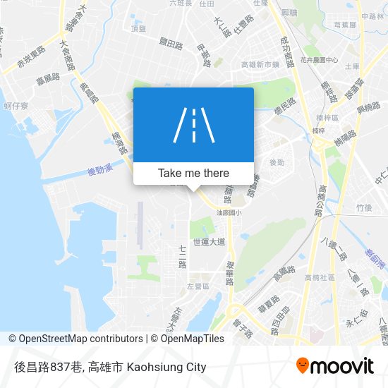 後昌路837巷 map