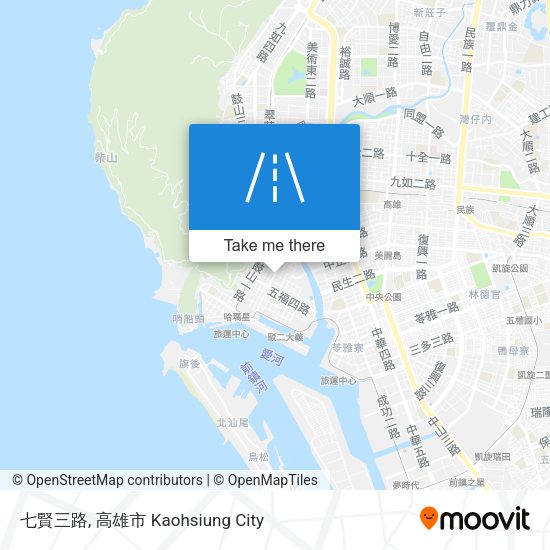 七賢三路 map