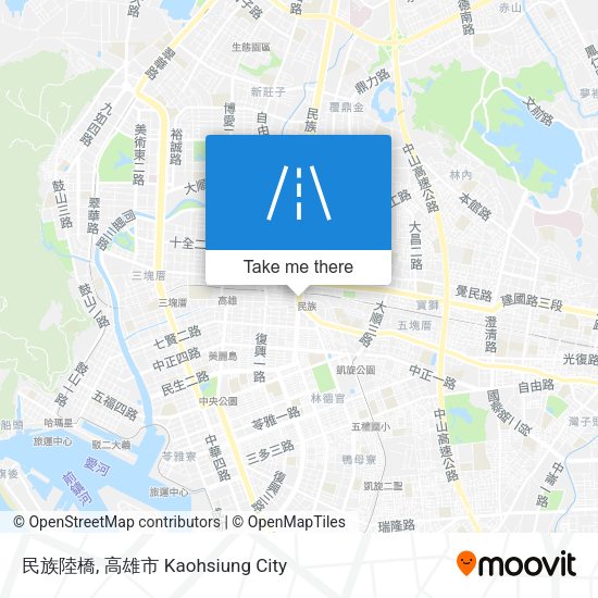 民族陸橋地圖