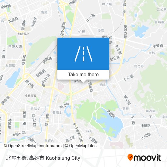北屋五街 map