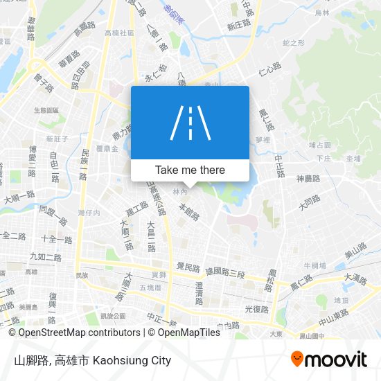 山腳路地圖
