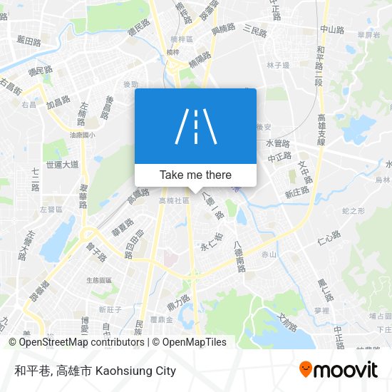 和平巷 map