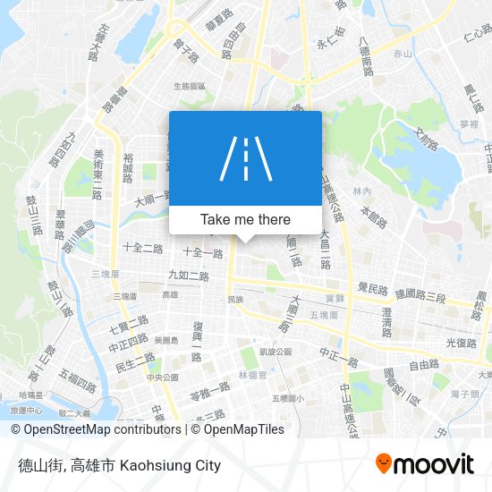 德山街 map