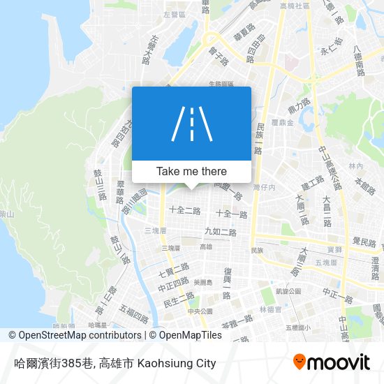 哈爾濱街385巷地圖