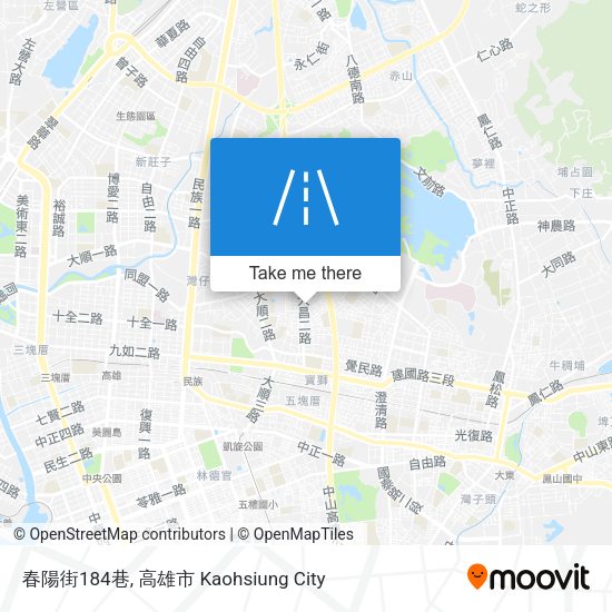 春陽街184巷地圖