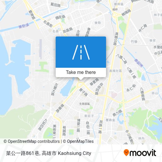 菜公一路861巷 map