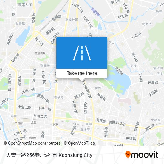 大豐一路256巷 map