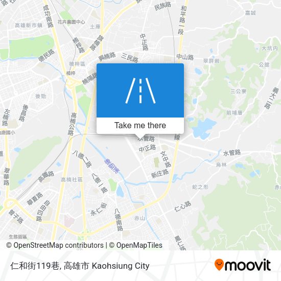 仁和街119巷地圖
