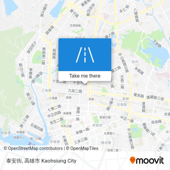 泰安街 map