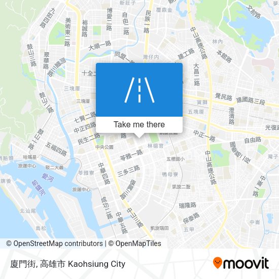 廈門街 map