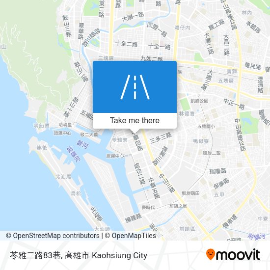 苓雅二路83巷 map