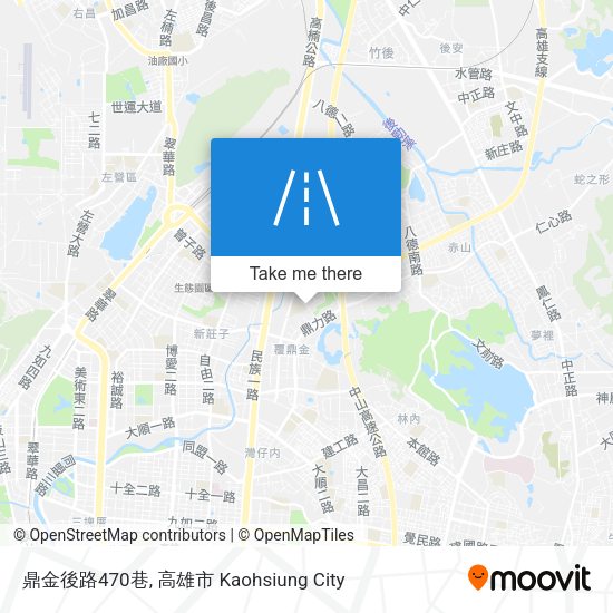 鼎金後路470巷 map