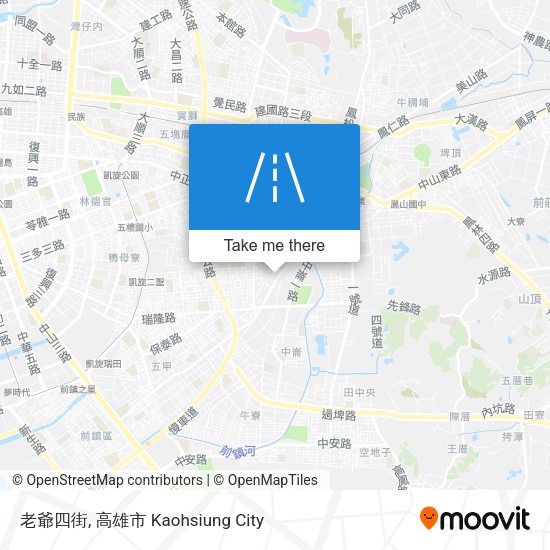 老爺四街 map