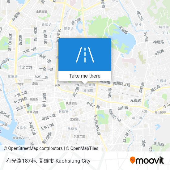 有光路187巷 map