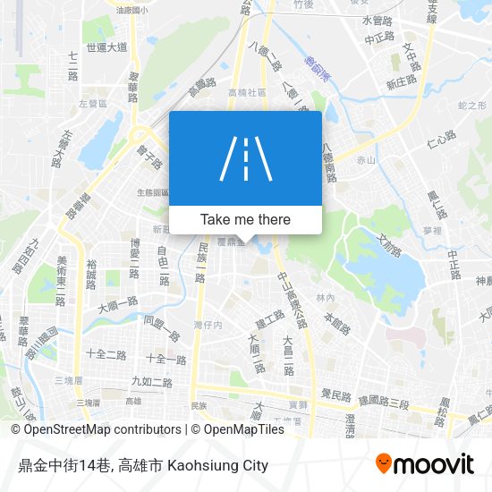 鼎金中街14巷 map