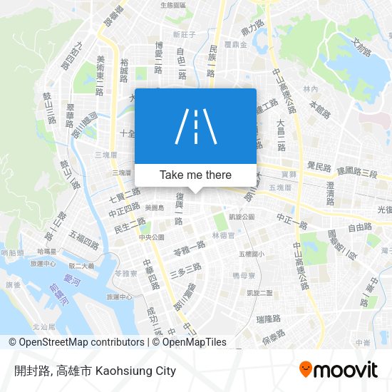 開封路 map