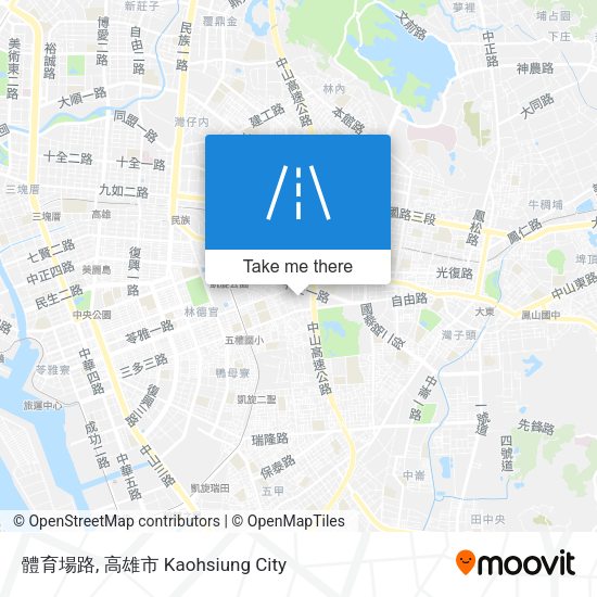 體育場路 map