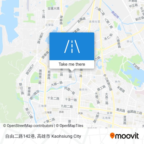 自由二路142巷 map