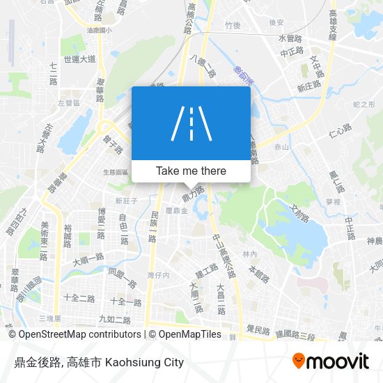 鼎金後路 map