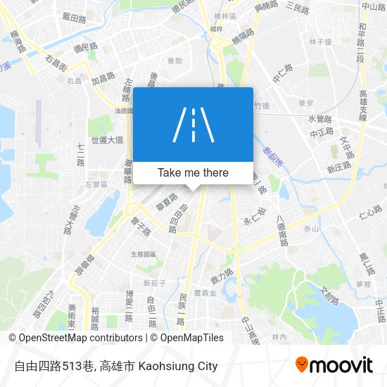 自由四路513巷 map