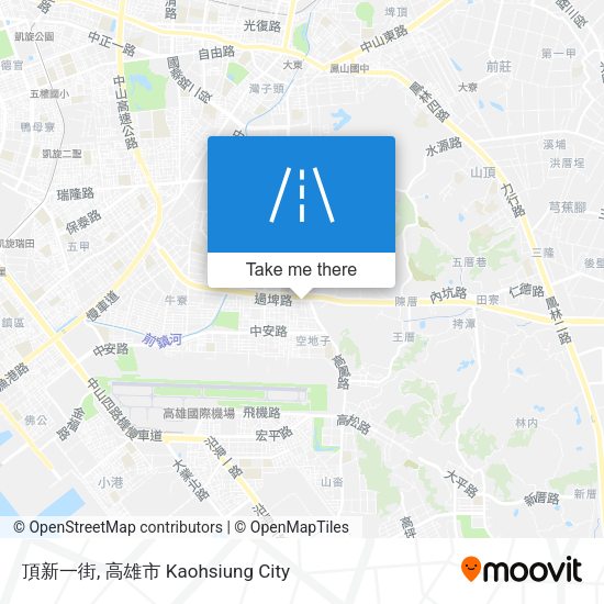 頂新一街地圖