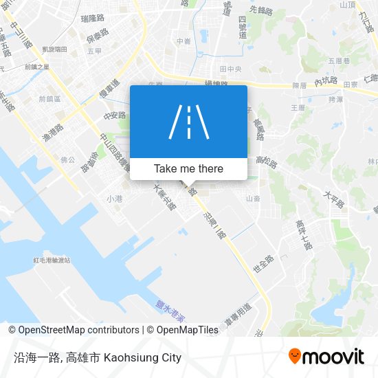 沿海一路 map