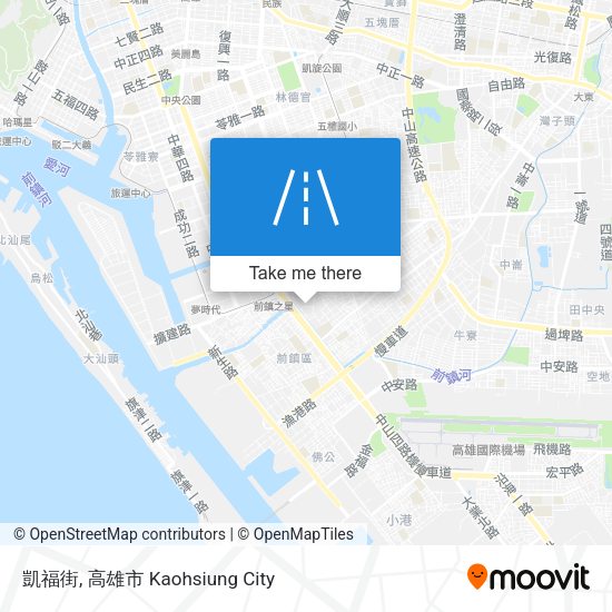 凱福街 map