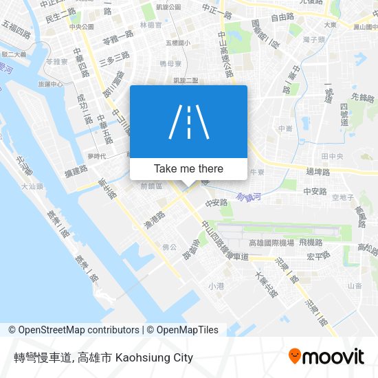 轉彎慢車道 map