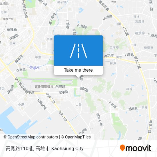 高鳳路110巷地圖