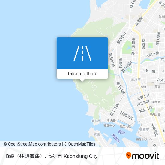 B線〈往觀海崖〉地圖
