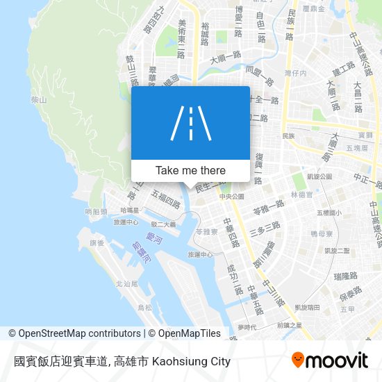 國賓飯店迎賓車道地圖